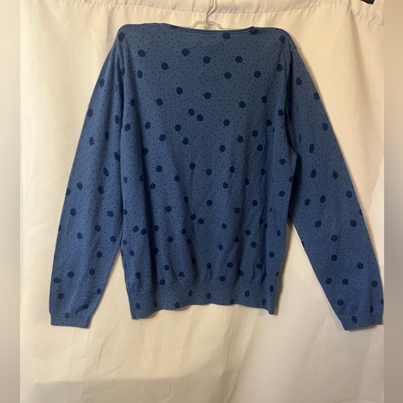 Galeries Lafayette Sweater Top Pock a Dot Size 03 S/M - Picture 5 of 7